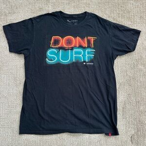 Lost Surfboards Men's Black 'Don't Surf' Graphic Tee
